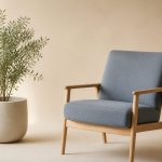 Waiting room chair and a potted plant - illustration for 10 Tips for Choosing the Right Healthcare Clinic