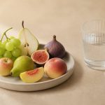 Fresh fruits and a glass of water - illustration for Best Practices for Maintaining a Healthy Lifestyle