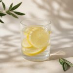 Glass of water with fresh lemon slices - illustration for Common Digestive Problems and Prevention