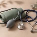 Stethoscope and blood pressure cuff on table - illustration for Everything You Need to Know About Health Screenings