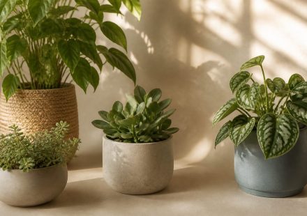 Indoor plants with sunlight through window - illustration for How your environment impacts long-term health and wellness