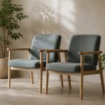 Waiting room chairs with healthy plants nearby - illustration for How healthcare clinics help build healthier communities