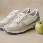 A pair of sneakers and an apple - illustration for How Obesity Affects Overall Health and Wellness